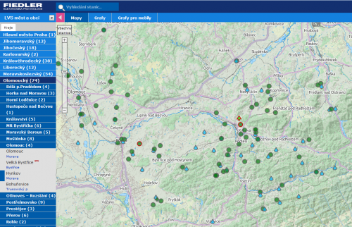 Mapa LVS